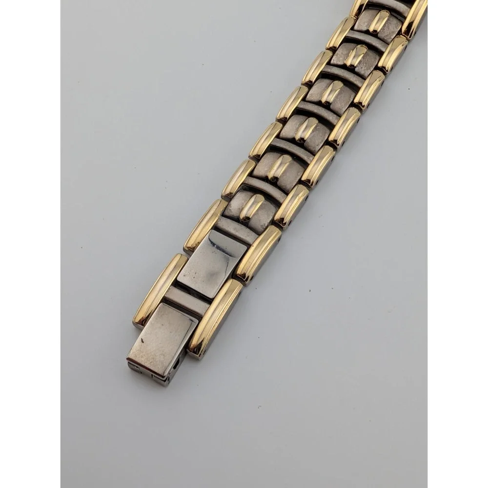 Timex Carriage Indiglo Watch Women 24mm Case Two Tone 6.5